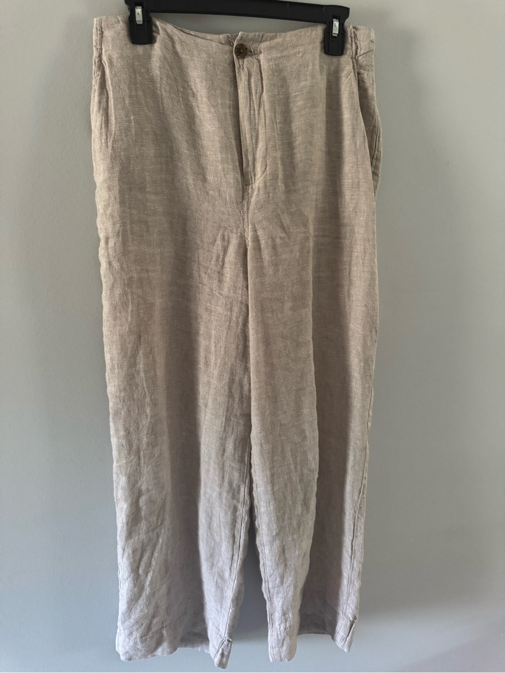 Tahari Women’s Linen-Blend Chinos - Light Taupe 6